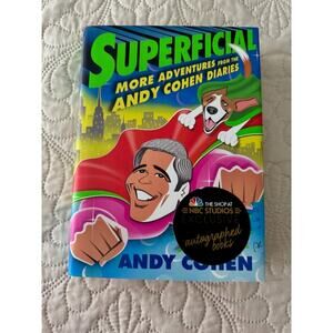 Superficial: More Adventures From The Andy Cohen Diaries SIGNED 1st Edition Book